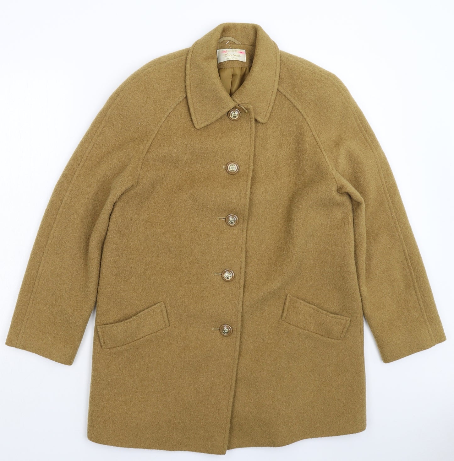 Eastex Womens Beige   Pea Coat Coat Size 12