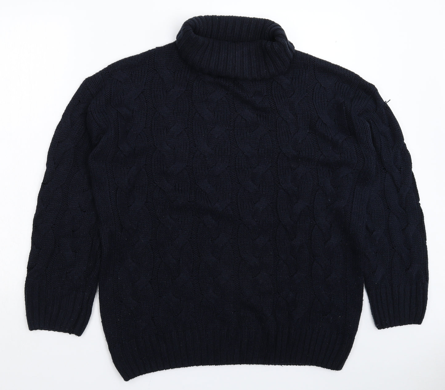 Preworn Mens Blue  Knit Pullover Jumper Size XL