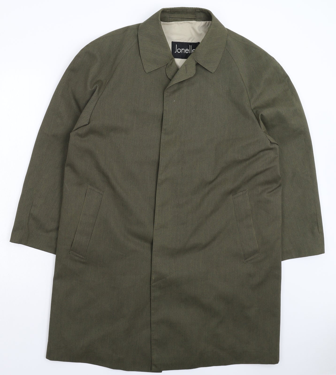 Jonelle  Mens Grey   Overcoat Coat Size L