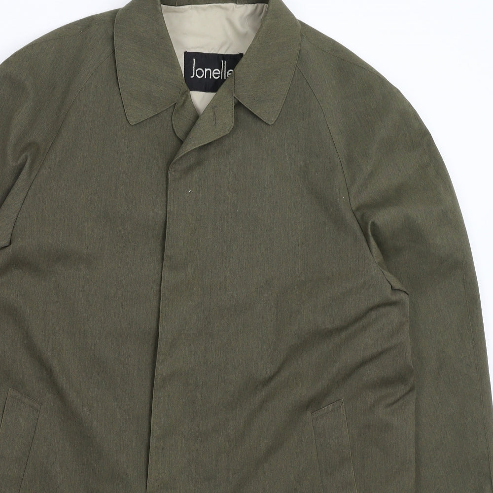 Jonelle  Mens Grey   Overcoat Coat Size L