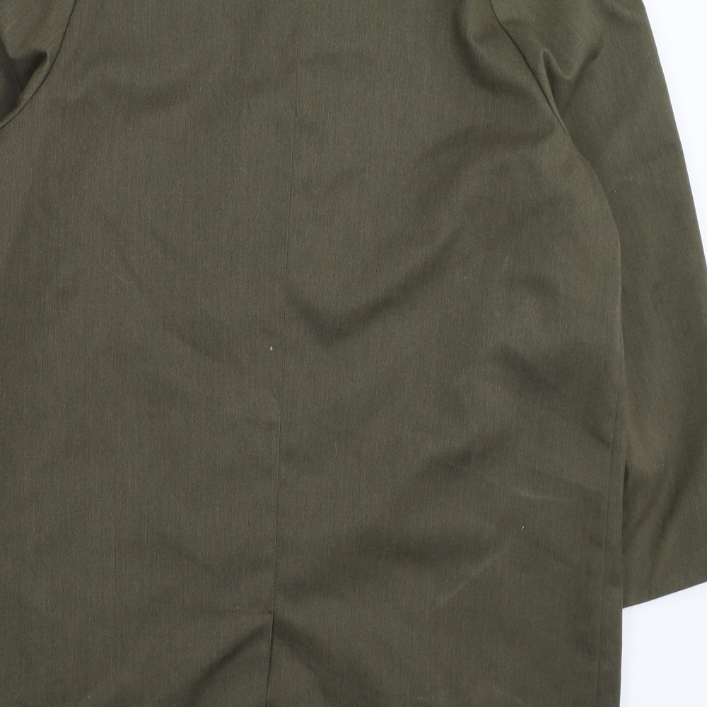 Jonelle  Mens Grey   Overcoat Coat Size L