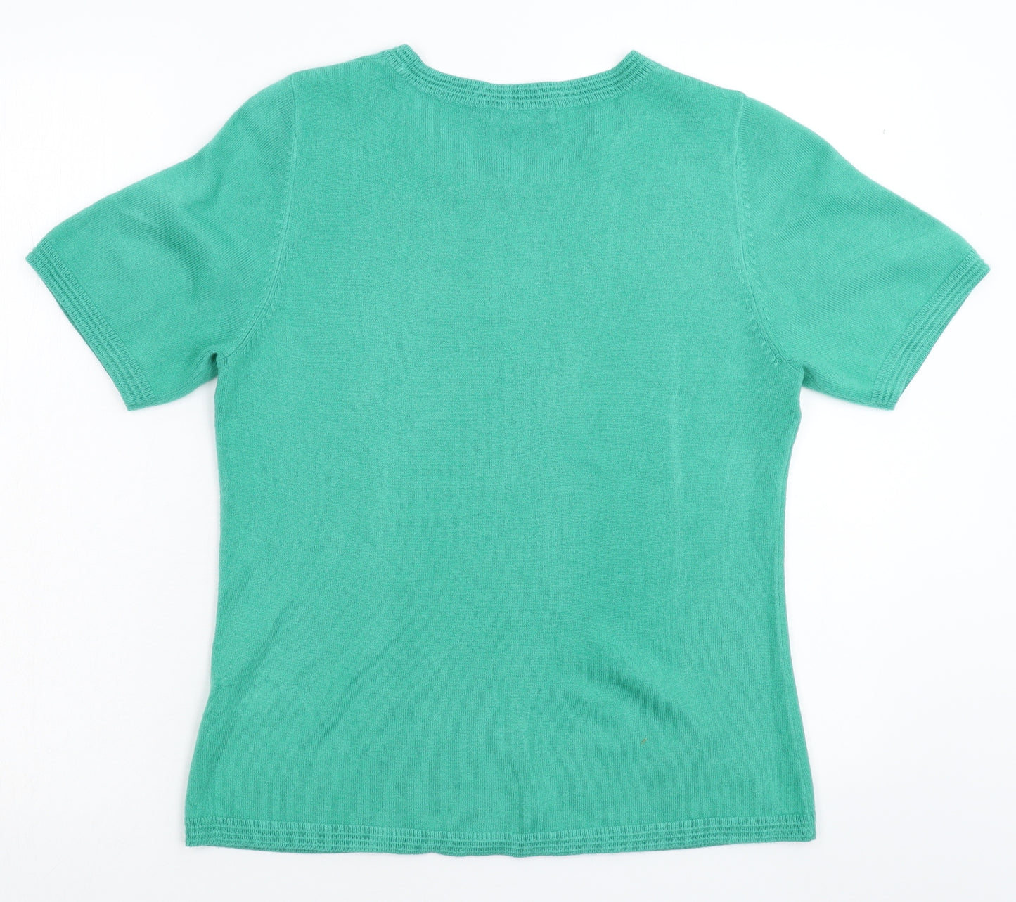 Marks and Spencer Womens Green  Knit Pullover Jumper Size M