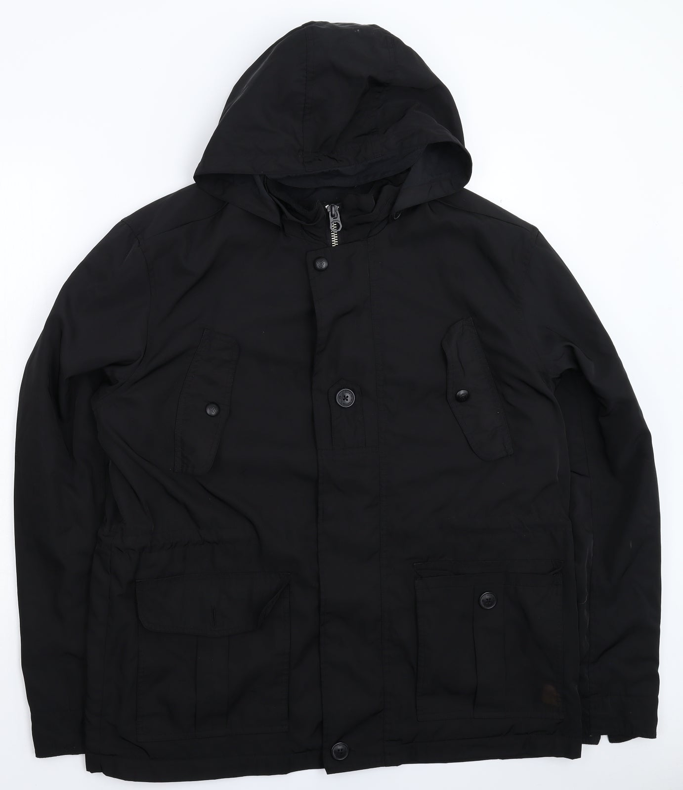 NEXT Mens Black   Jacket Coat Size XL