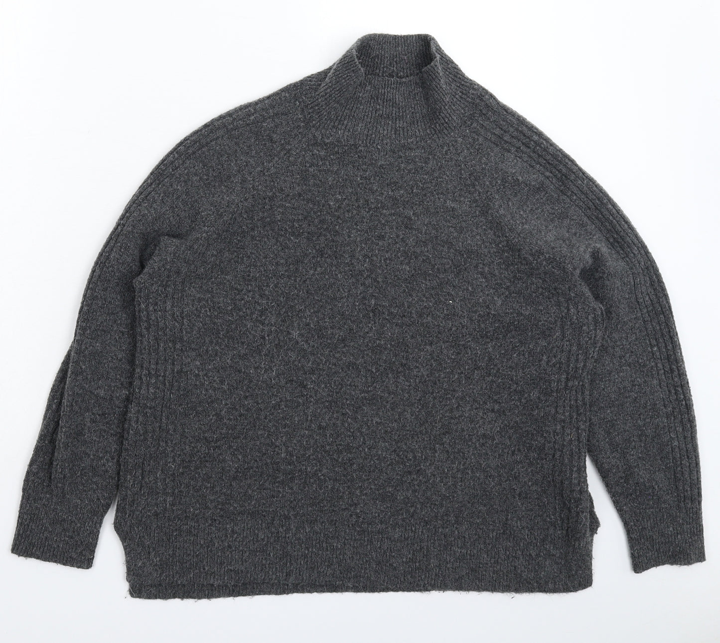 F&F Womens Grey  Knit Pullover Jumper Size 16