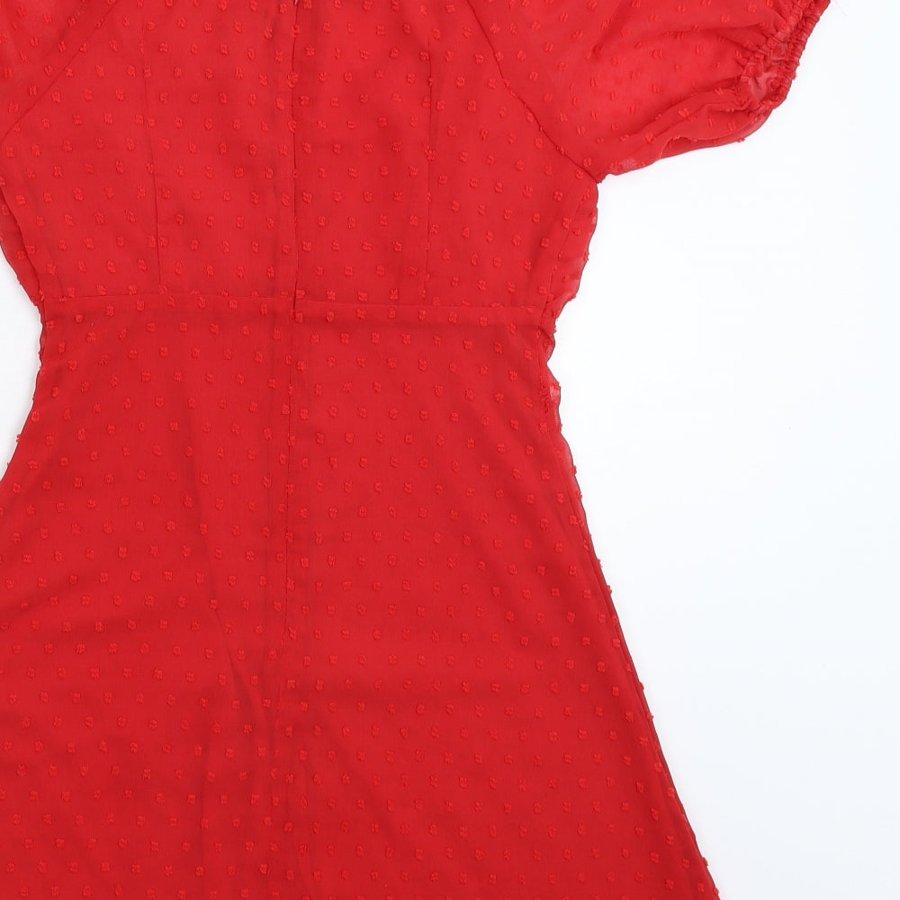 Missguided Womens Red   Mini  Size 8