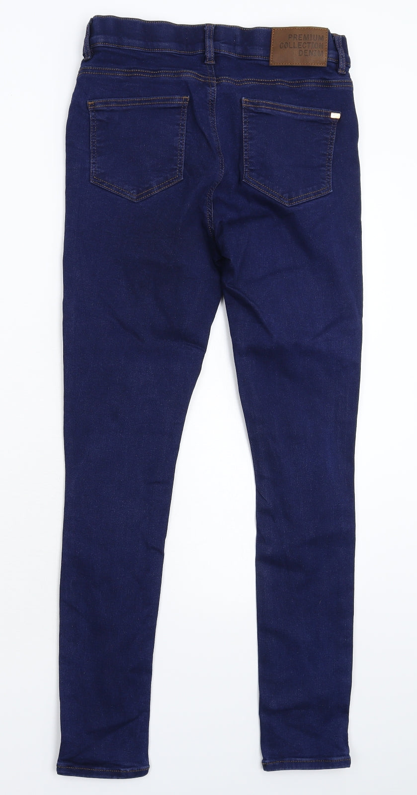 George Womens Blue  Denim Skinny Jeans Size 12 L28 in