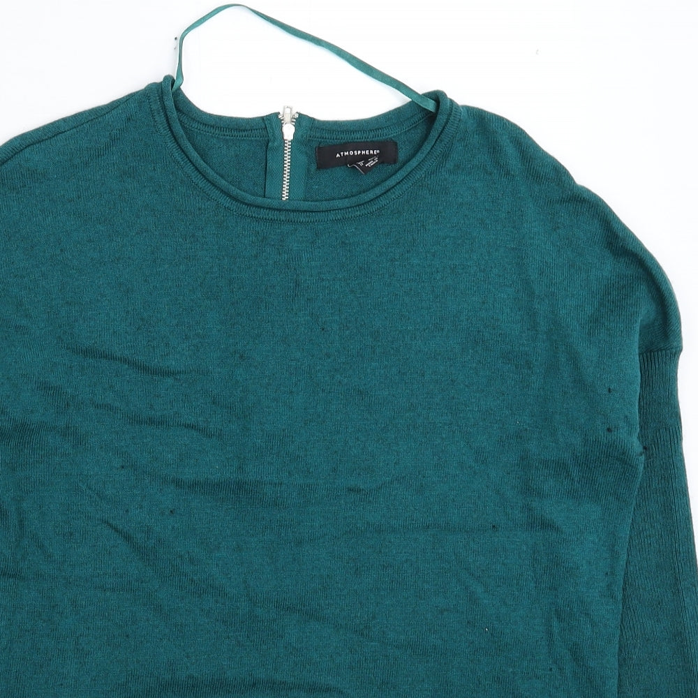 Atmosphere Womens Green  Knit Pullover Jumper Size 12