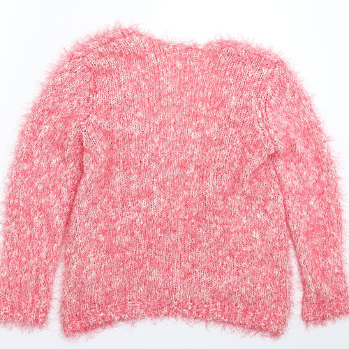 TU Womens Pink  Knit Cardigan Jumper Size M