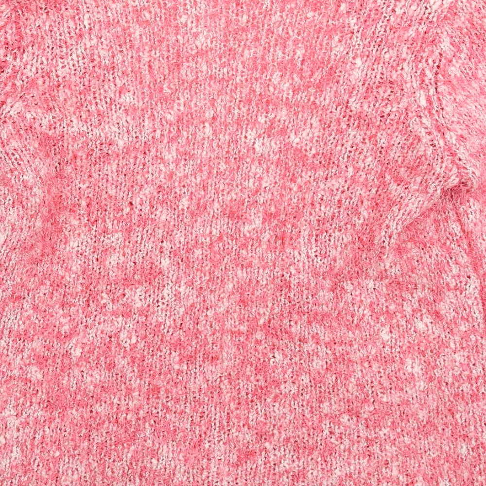 TU Womens Pink  Knit Cardigan Jumper Size M
