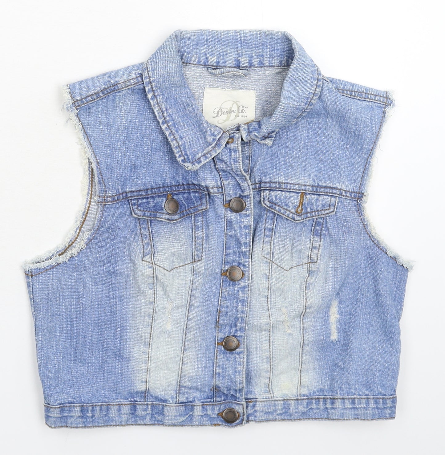 Denim & Co. Womens   Denim Jacket  Size 12