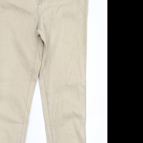 Preworn Womens Grey  Denim Skinny Jeans Size 36 in L30 in
