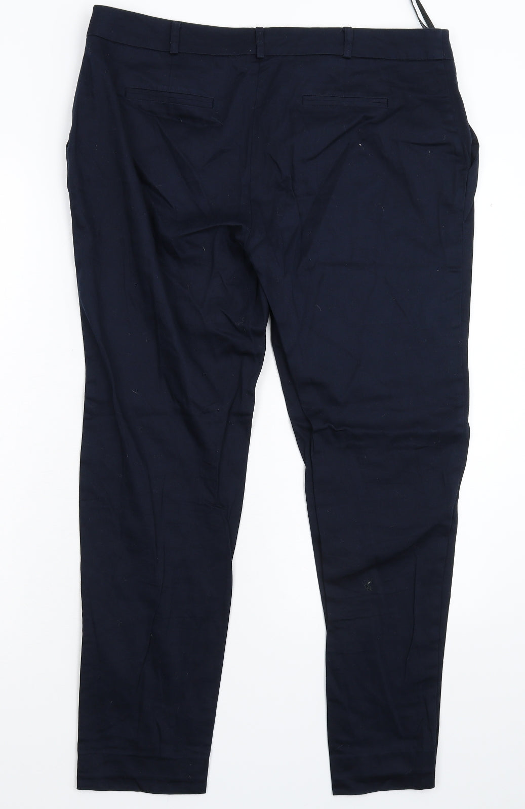 Dorothy Perkins Womens Blue   Chino Trousers Size 12 L26 in