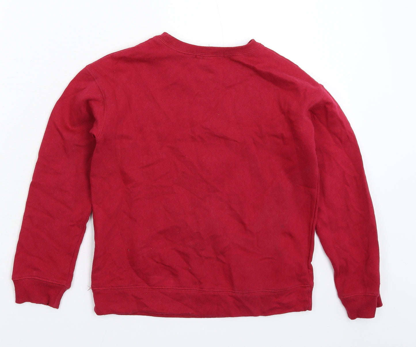 George Boys Red   Pullover Sweatshirt Size 9-10 Years  - Christmas