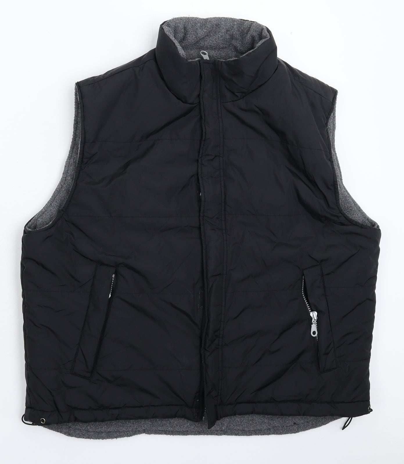 Preworn Mens Black   Gilet Jacket Size L
