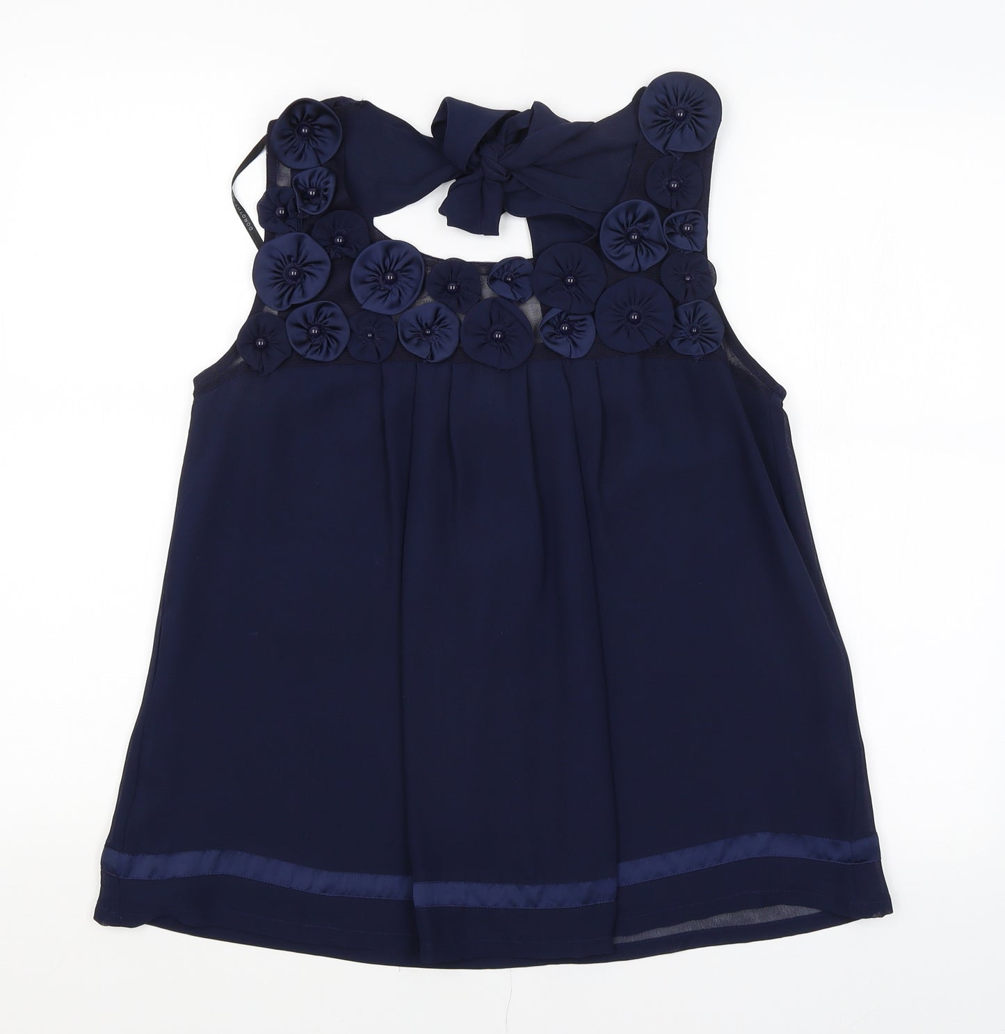 Dorothy Perkins Womens Blue   Basic Blouse Size 10