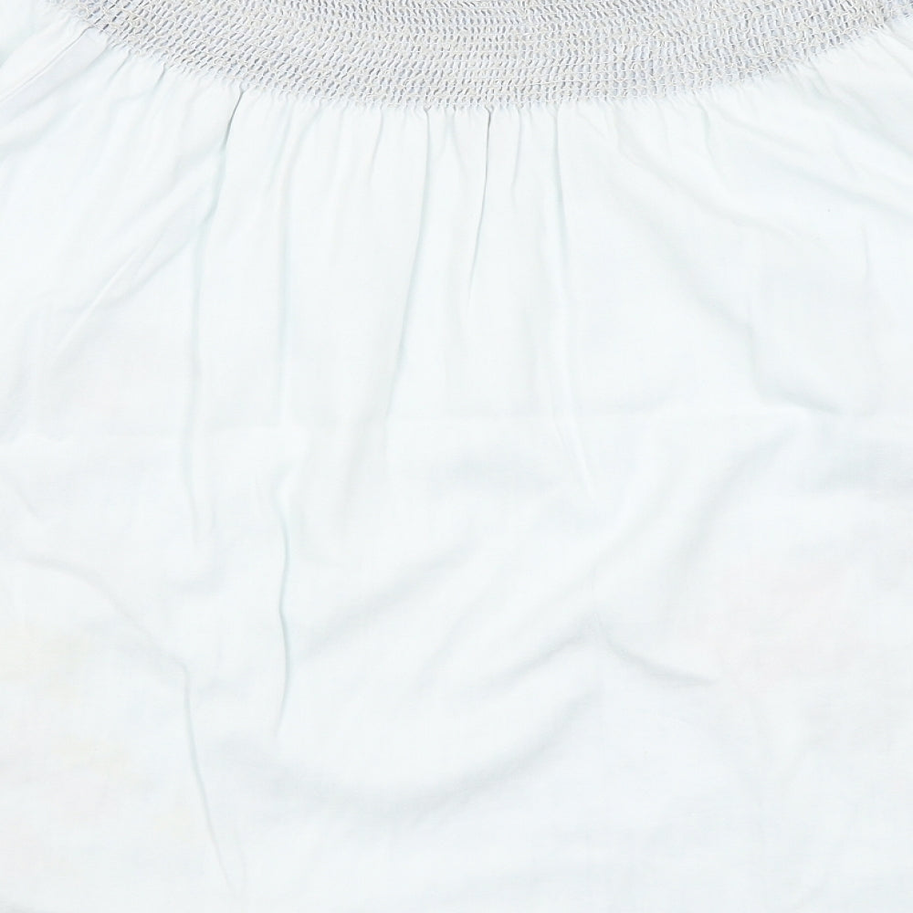 Denim Co Womens Beige   Basic T-Shirt Size 14