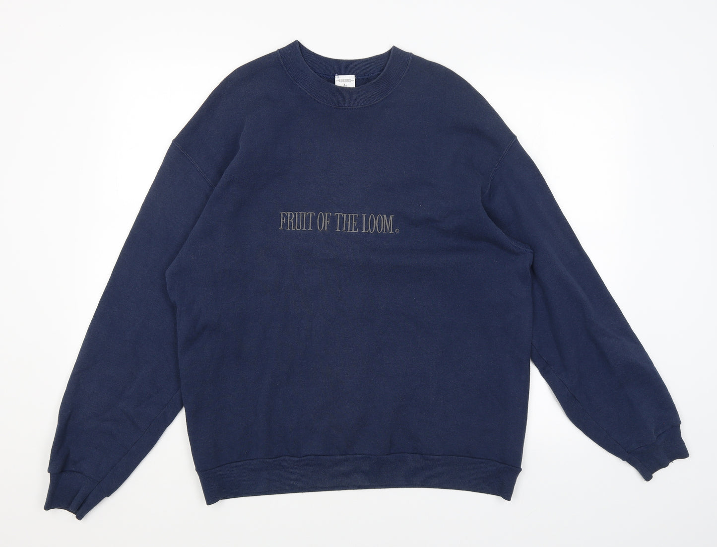 Fruit of the Loom Mens Blue   Pullover Jumper Size L