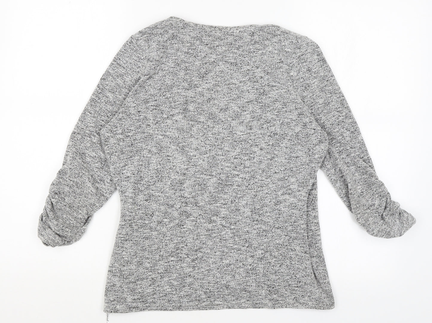 Dorothy Perkins Womens Grey   Basic T-Shirt Size 10