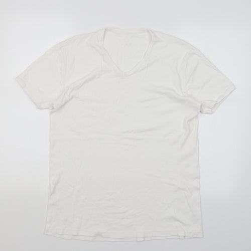 M&S Mens White    T-Shirt Size XL