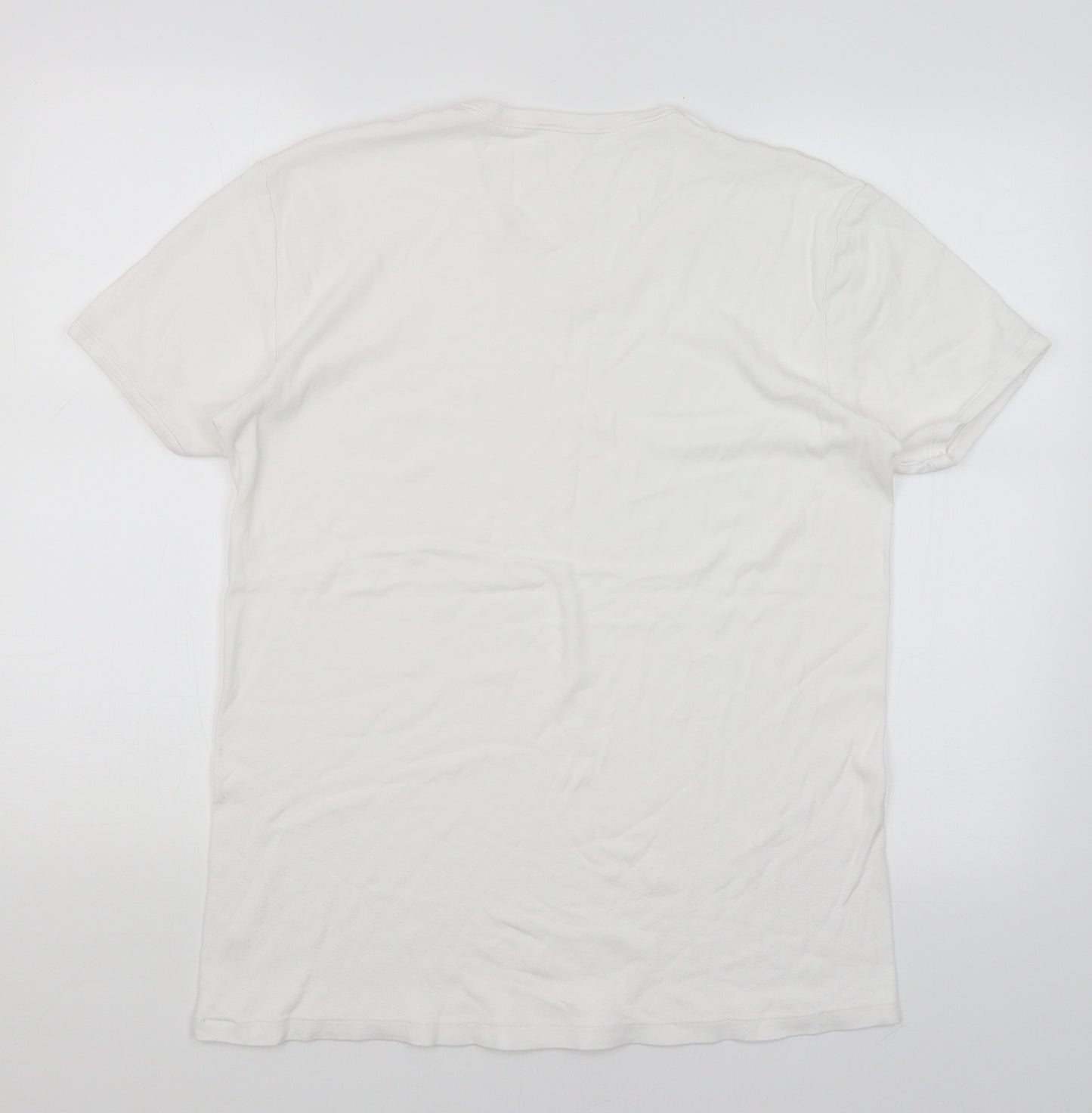 M&S Mens White    T-Shirt Size XL