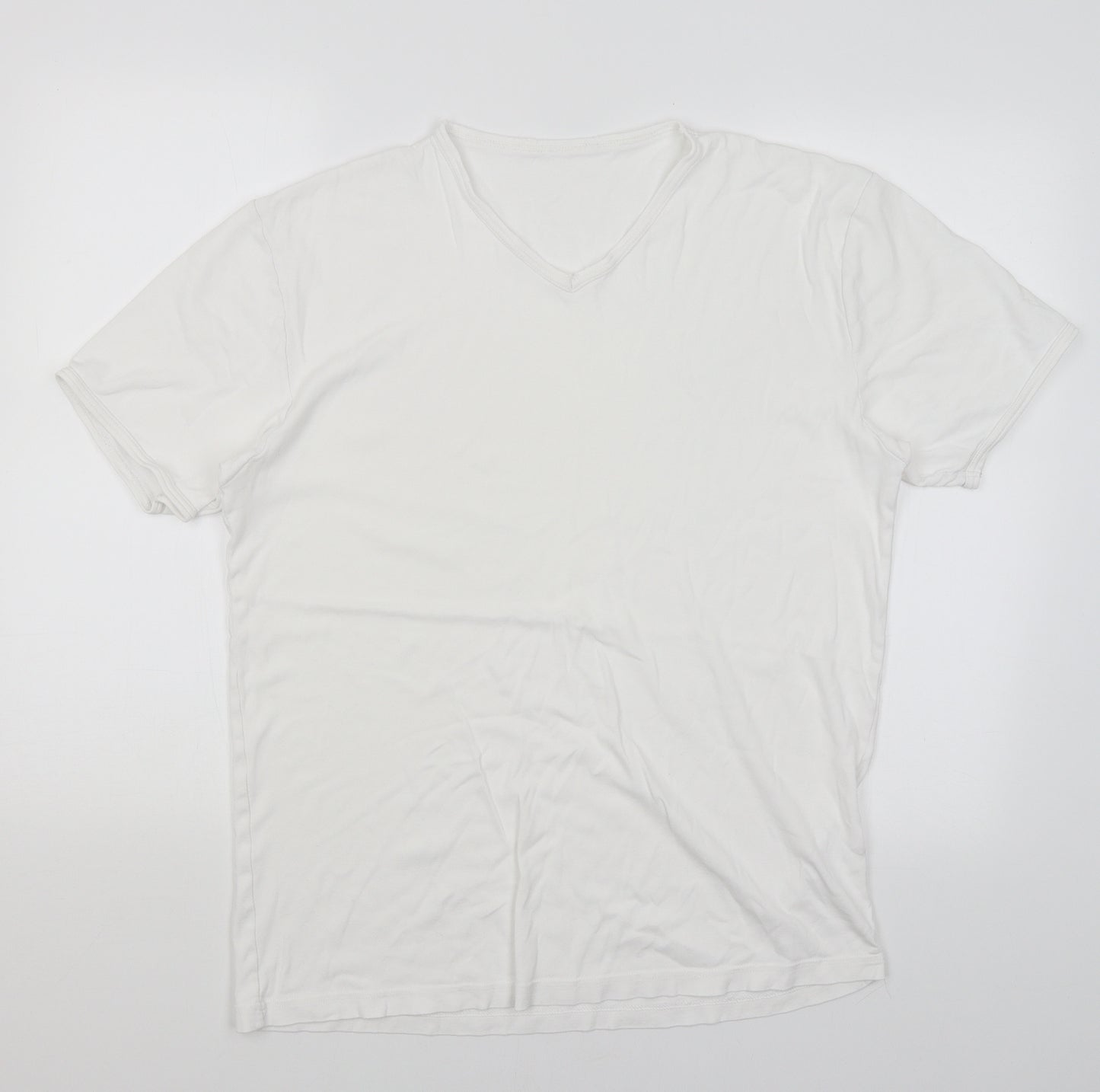 M&S Mens White    T-Shirt Size XL