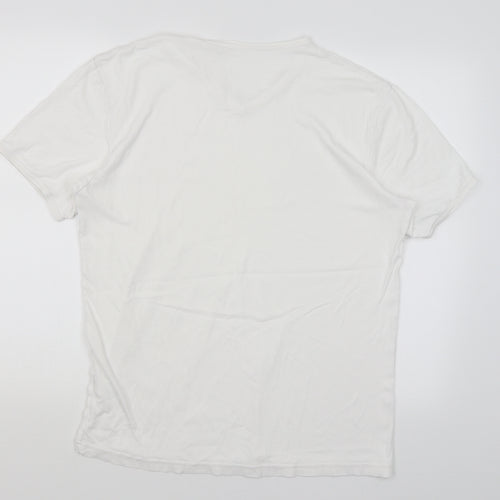 M&S Mens White    T-Shirt Size XL
