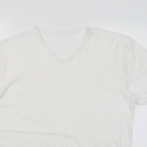 M&S Mens White    T-Shirt Size XL