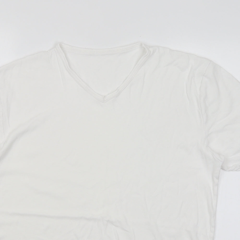 M&S Mens White    T-Shirt Size XL