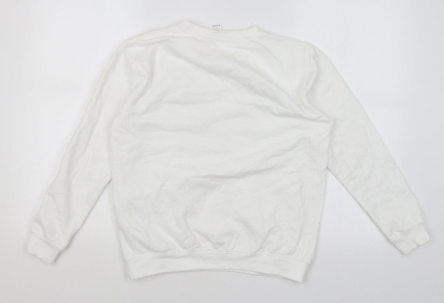 Lipsy Girls White   Pullover Jumper Size 12-13 Years  - Deer Face