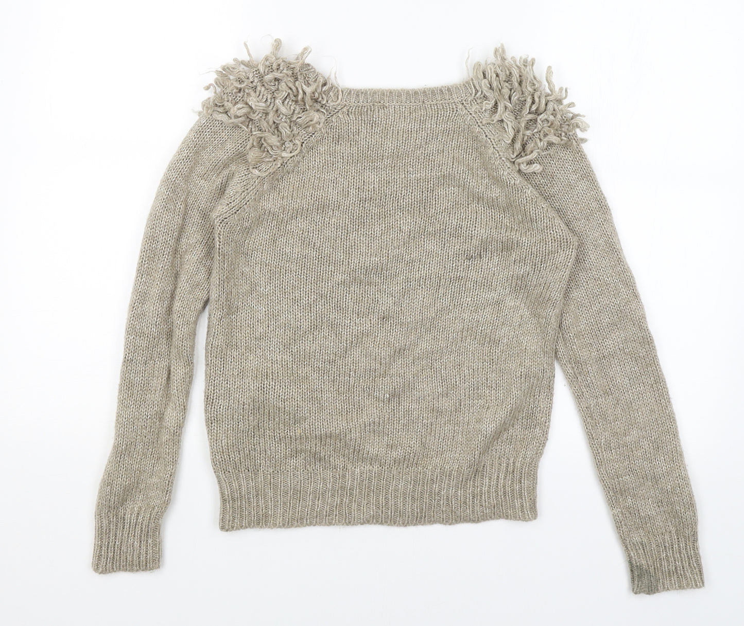 Internacionale Womens Beige   Pullover Jumper Size 8