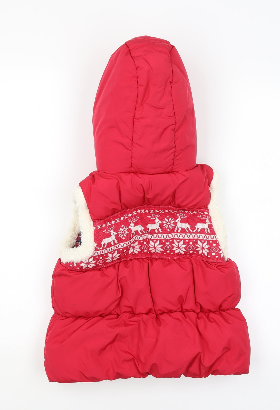 NEXT Girls Pink   Gilet Coat Size 7-8 Years  - Christmasq