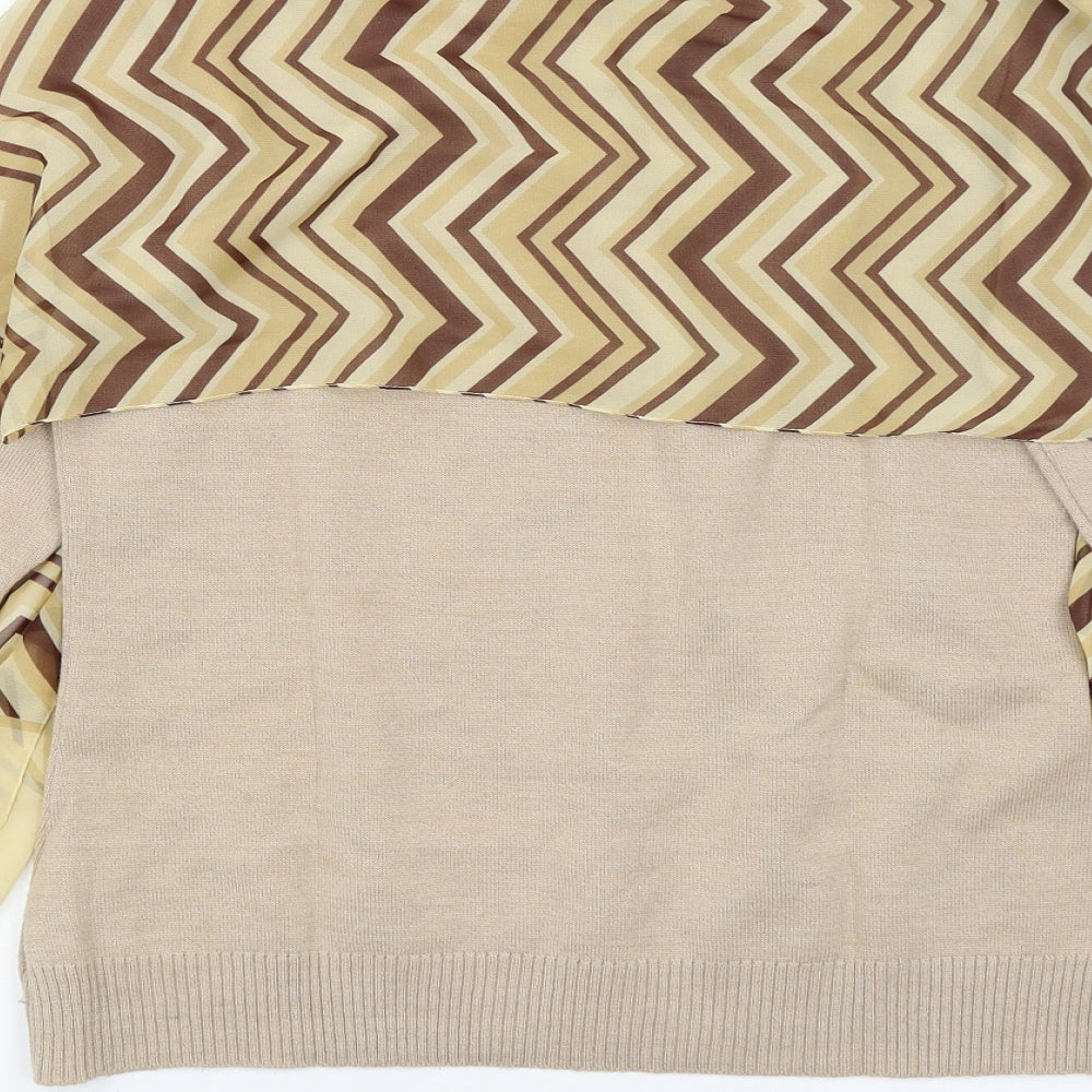 Celaia Womens Brown   Pullover Jumper Size 10