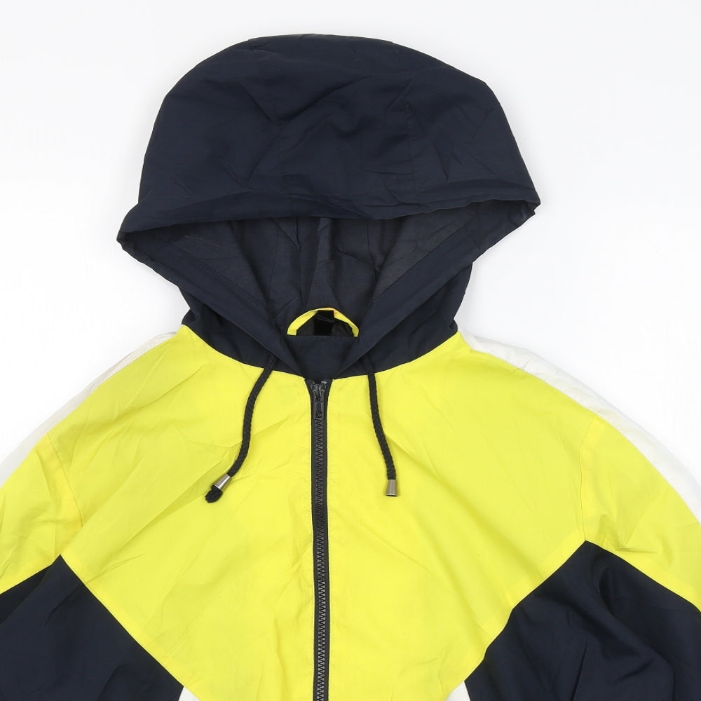 Topshop Mens Blue   Rain Coat Coat Size S