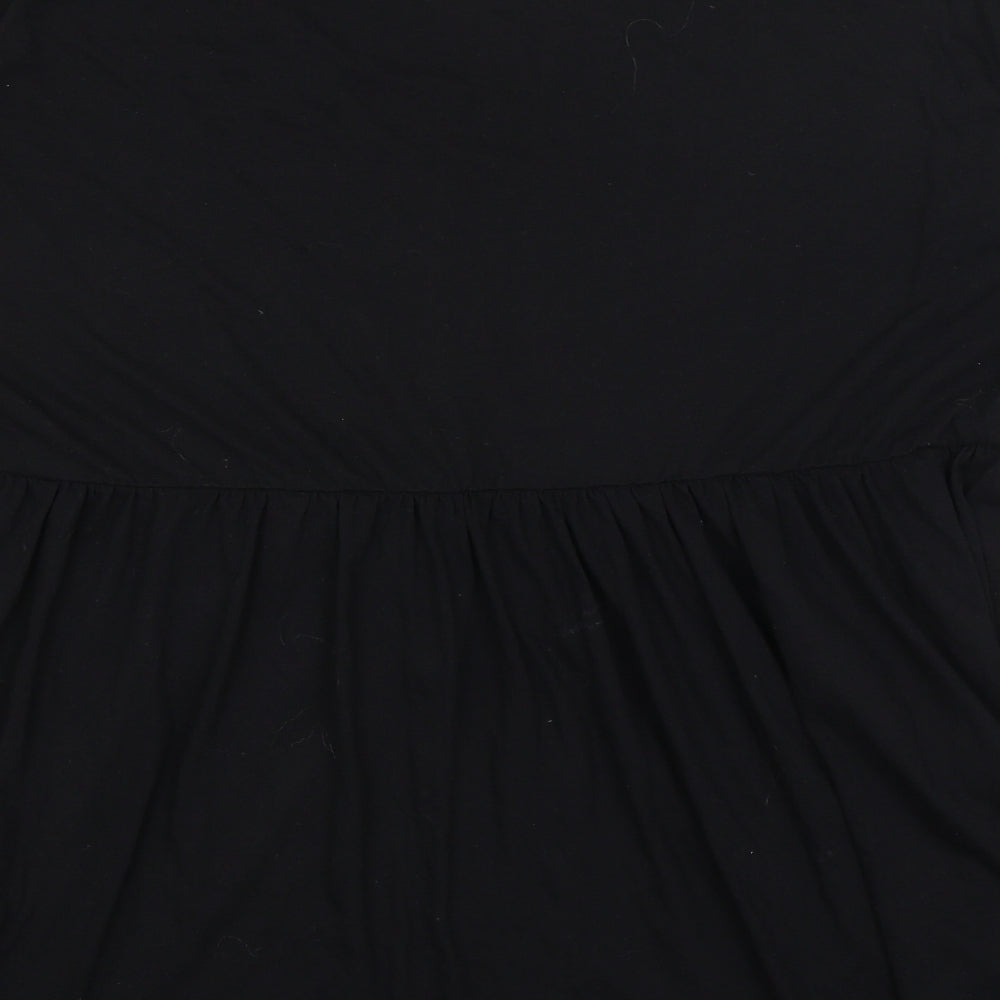 Yours Womens Black   Basic T-Shirt Size 18
