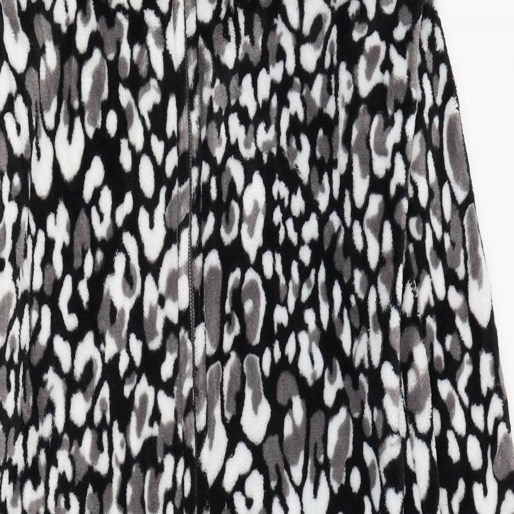 NEXT Womens Black Animal Print  Top One Piece Size M