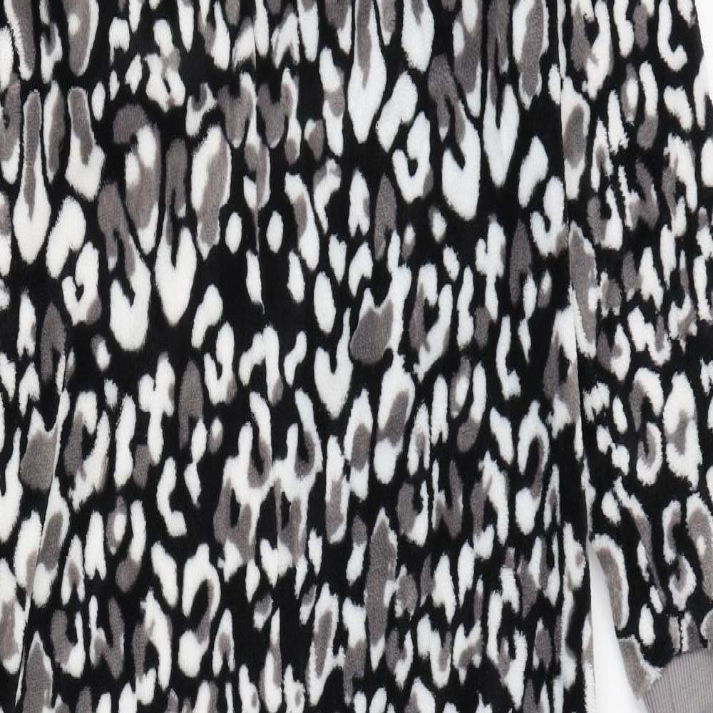 NEXT Womens Black Animal Print  Top One Piece Size M