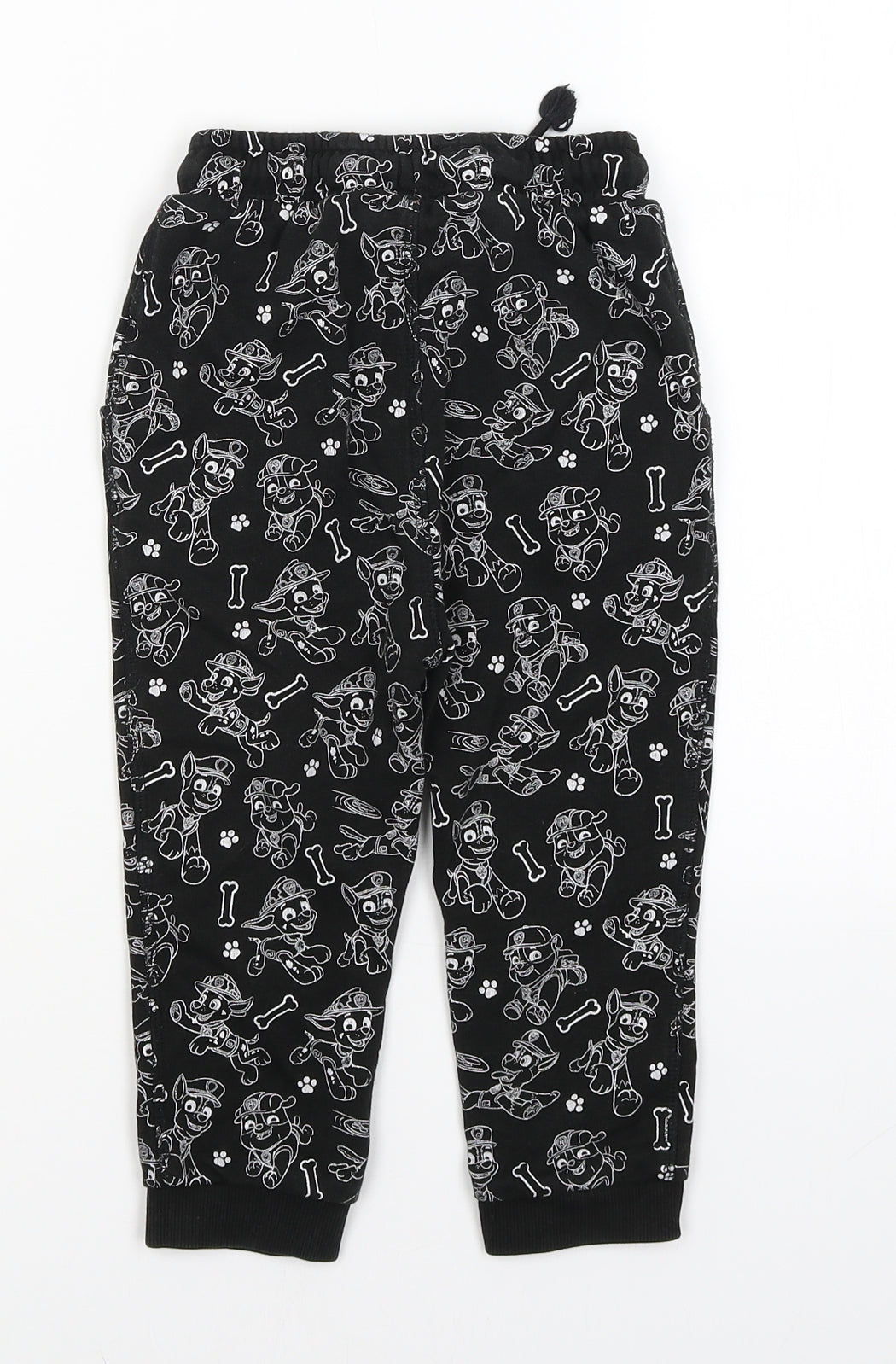 George Boys Black   Jogger Trousers Size 2-3 Years - Paw Patrol