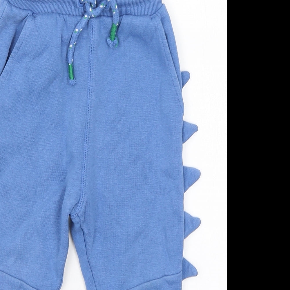 George Boys Blue   Jogger Trousers Size 2-3 Years - Dinosaur