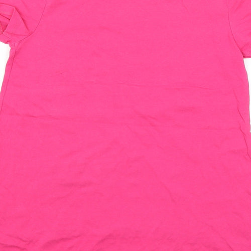 Cancer Research Womens Pink   Basic T-Shirt Size 8  - Race For Life