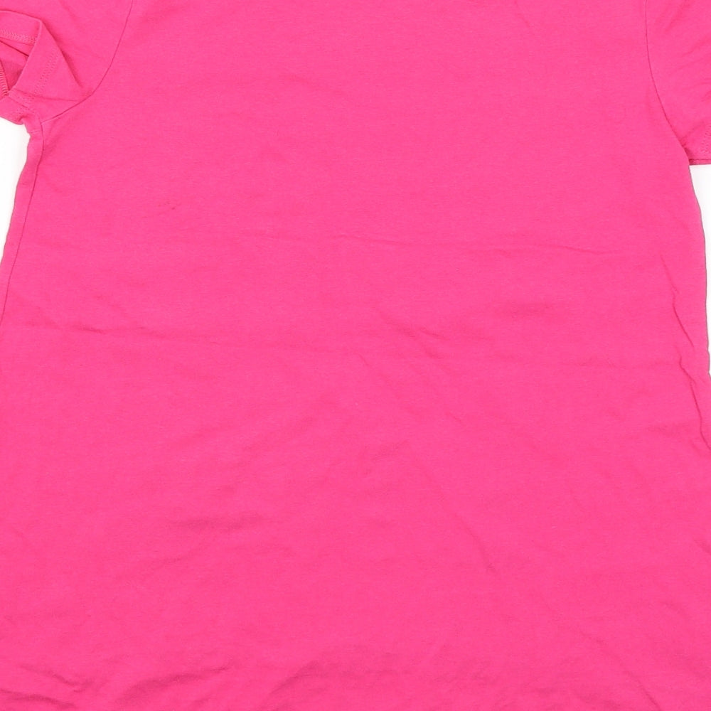 Cancer Research Womens Pink   Basic T-Shirt Size 8  - Race For Life