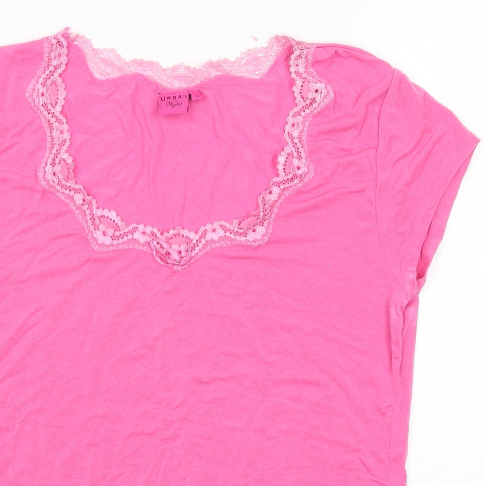 Urban Nights Womens Pink   Basic T-Shirt Size 12