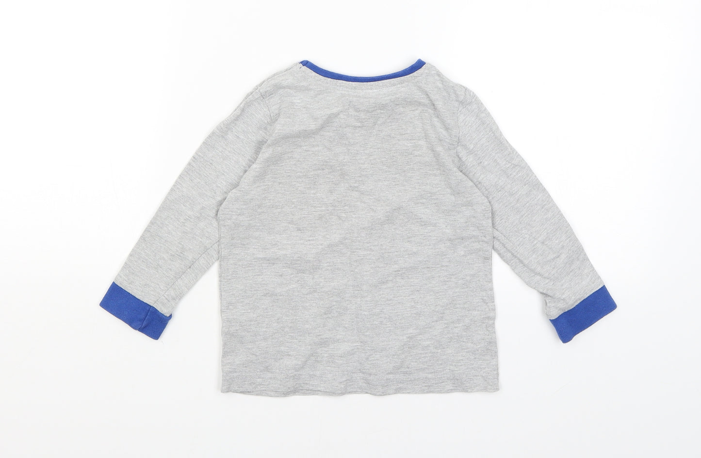 Nutmeg Boys Grey   Basic T-Shirt Size 3-4 Years  - Rust Rivets