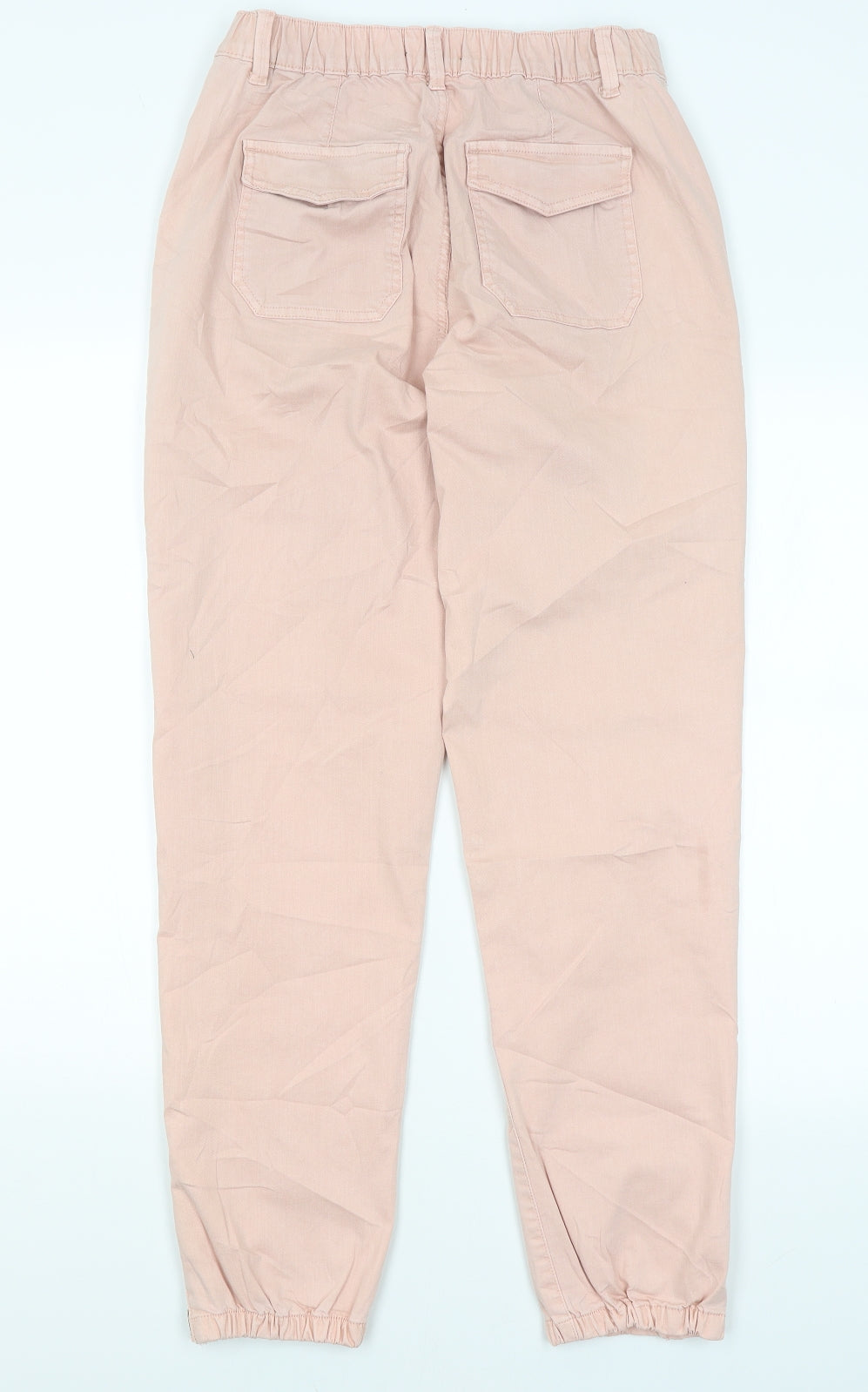 M&S Womens Pink   Chino Trousers Size 10 L29 in