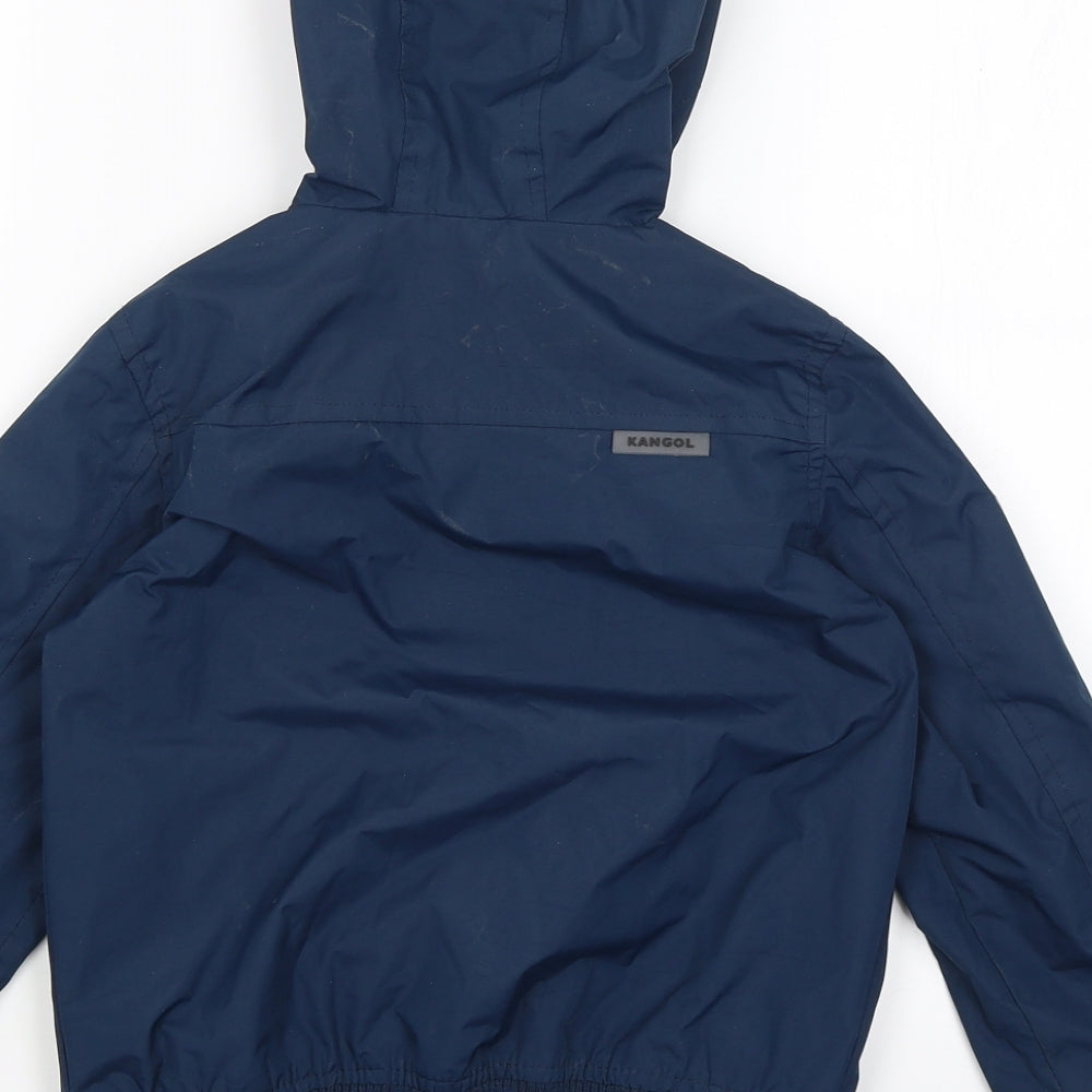 Kangol Boys Blue   Rain Coat Coat Size 6-7 Years