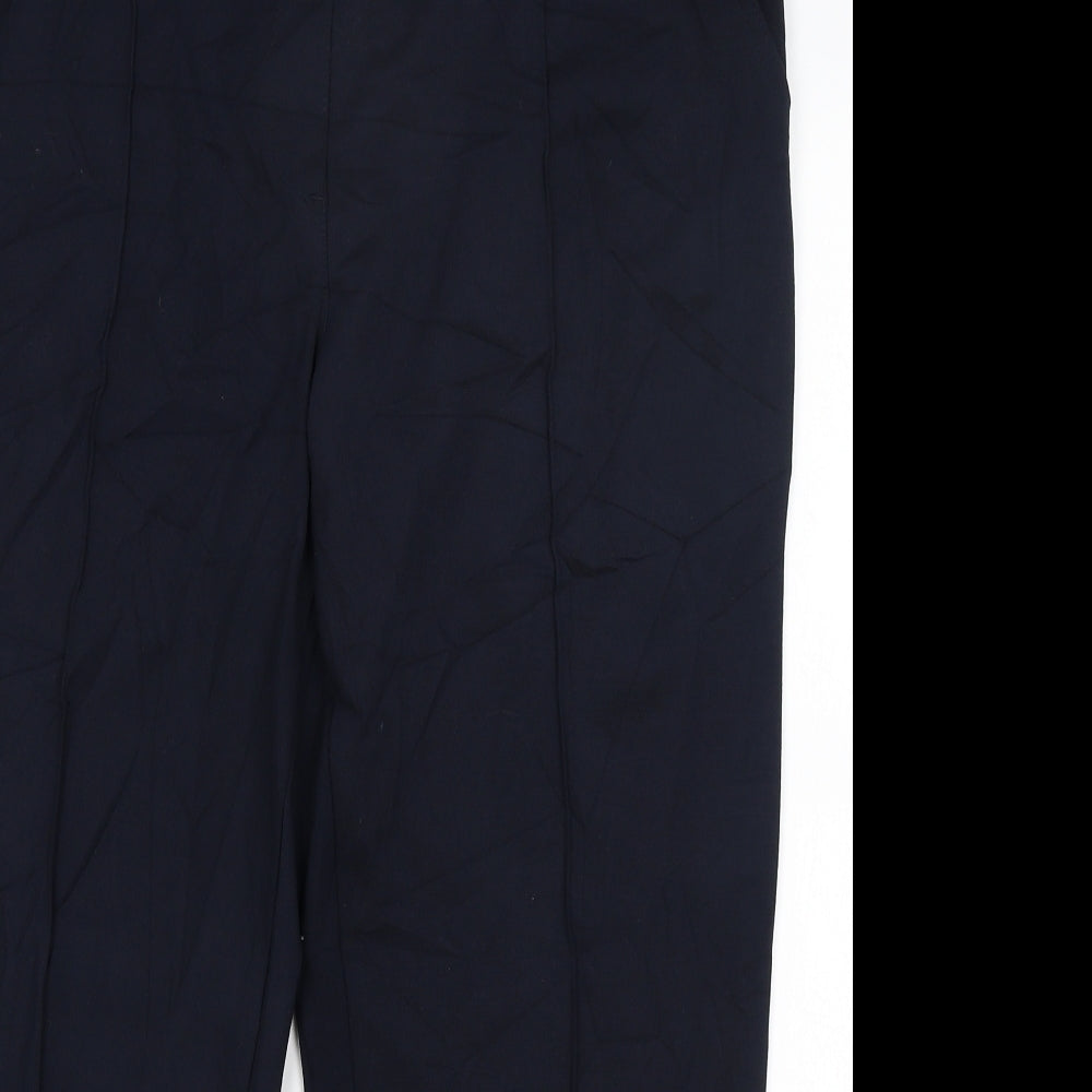 M&S Womens Blue   Trousers  Size 18 L25 in