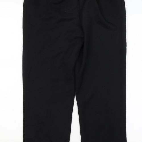 Papaya Womens Black   Trousers  Size 8 L26 in