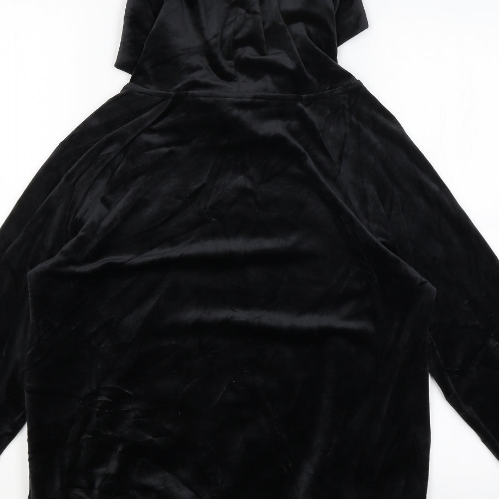 M&S Womens Black   Pullover Hoodie Size 6