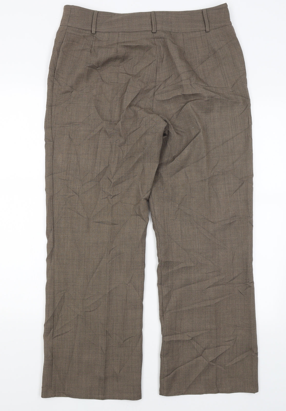 Platform Womens Brown   Trousers  Size 14 L27 in
