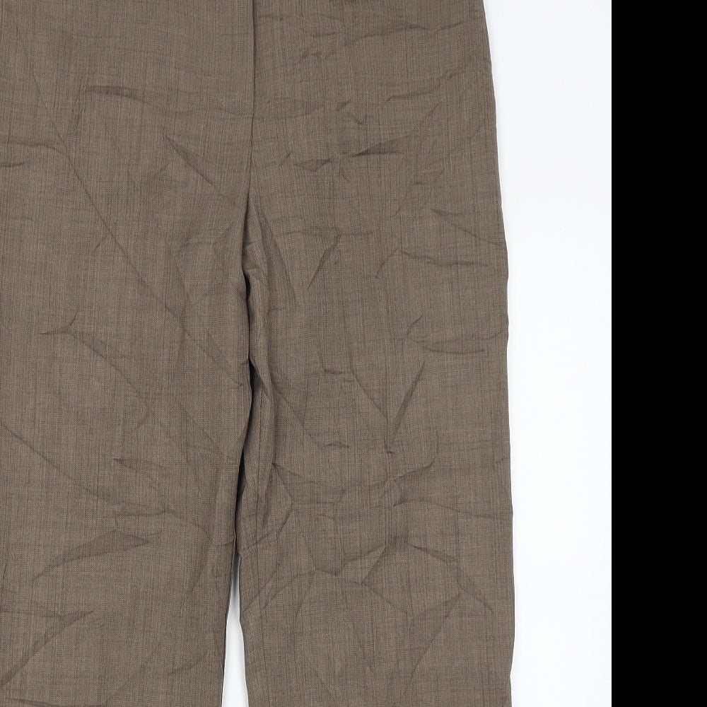 Platform Womens Brown   Trousers  Size 14 L27 in