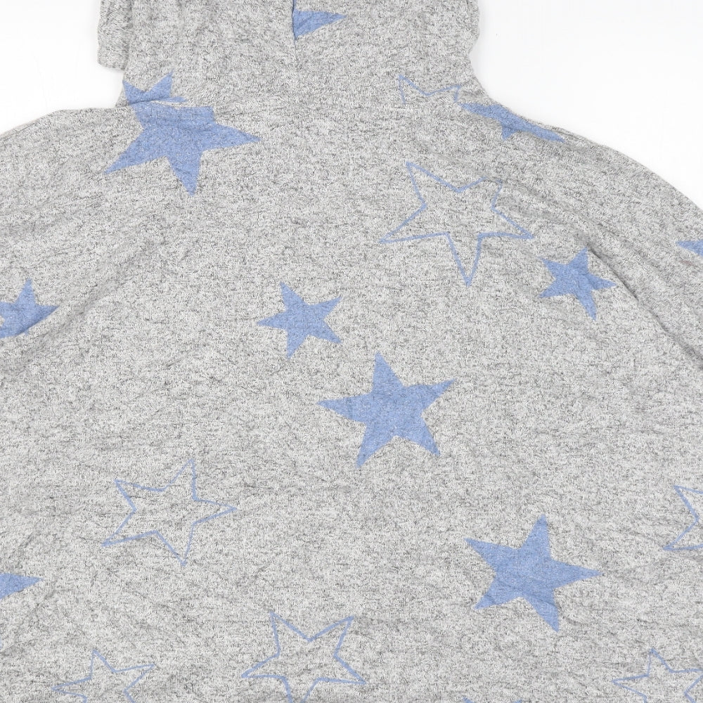 m&s Womens Grey   Pullover Hoodie Size 22  - Stars